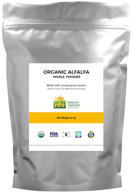 ORGANIC ALFALFA WHOLE POWDER