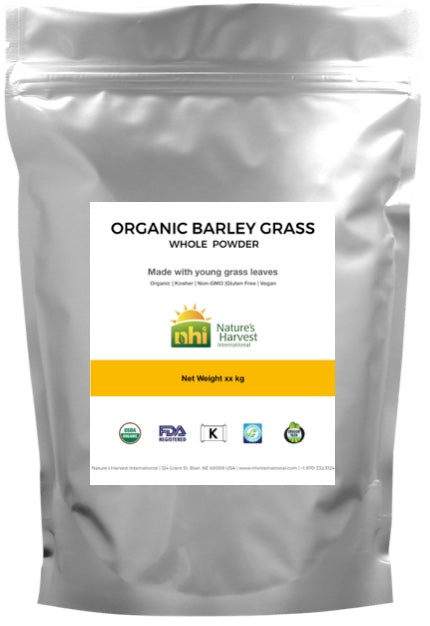 ORGANIC BARLEY GRASS WHOLE POWDER